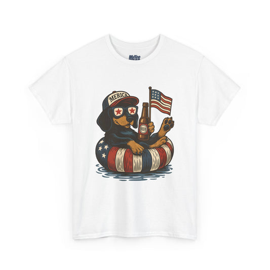 Patriotic Dachshund America Unisex T-Shirt