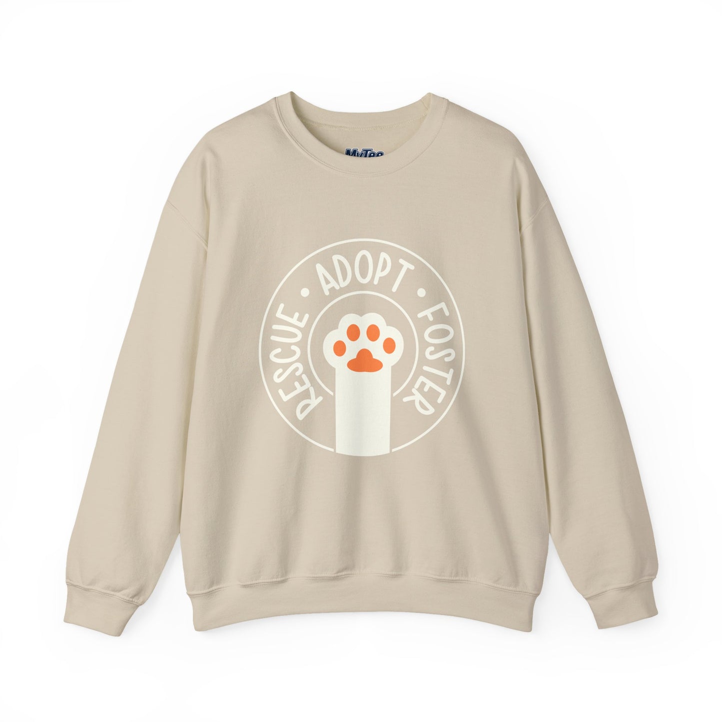 Rescue, Adopt, Foster Unisex Sweatshirt | Animal Lover Gift, Pet Adoption Crewneck