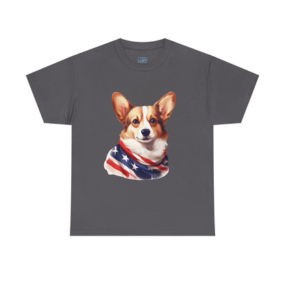 Patriotic Pembroke Welsh Corgi Unisex T-Shirt