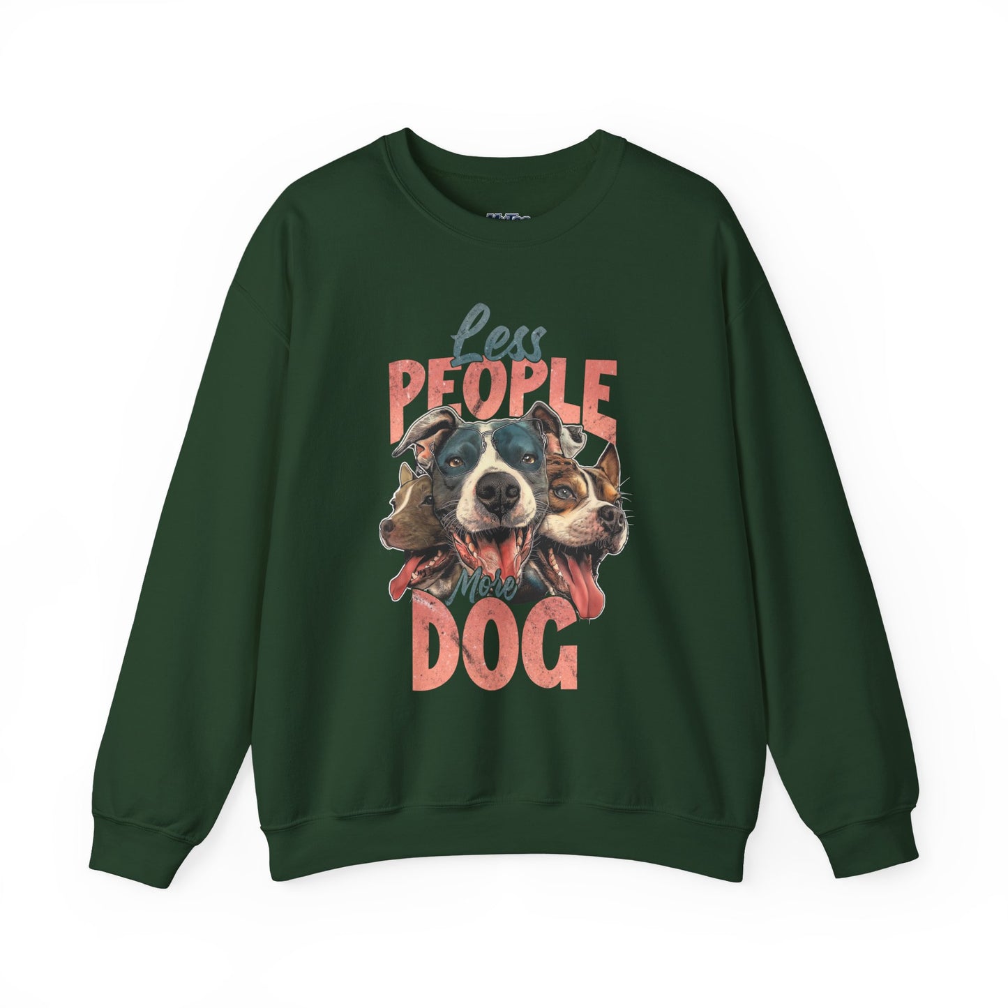 Less People More Dog Sweatshirt – Cozy Dog Lover Crewneck