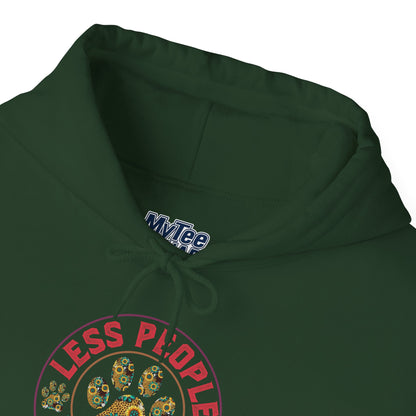 Less People More Dog Unisex Hoodie | Cozy Pet Lover Apparel