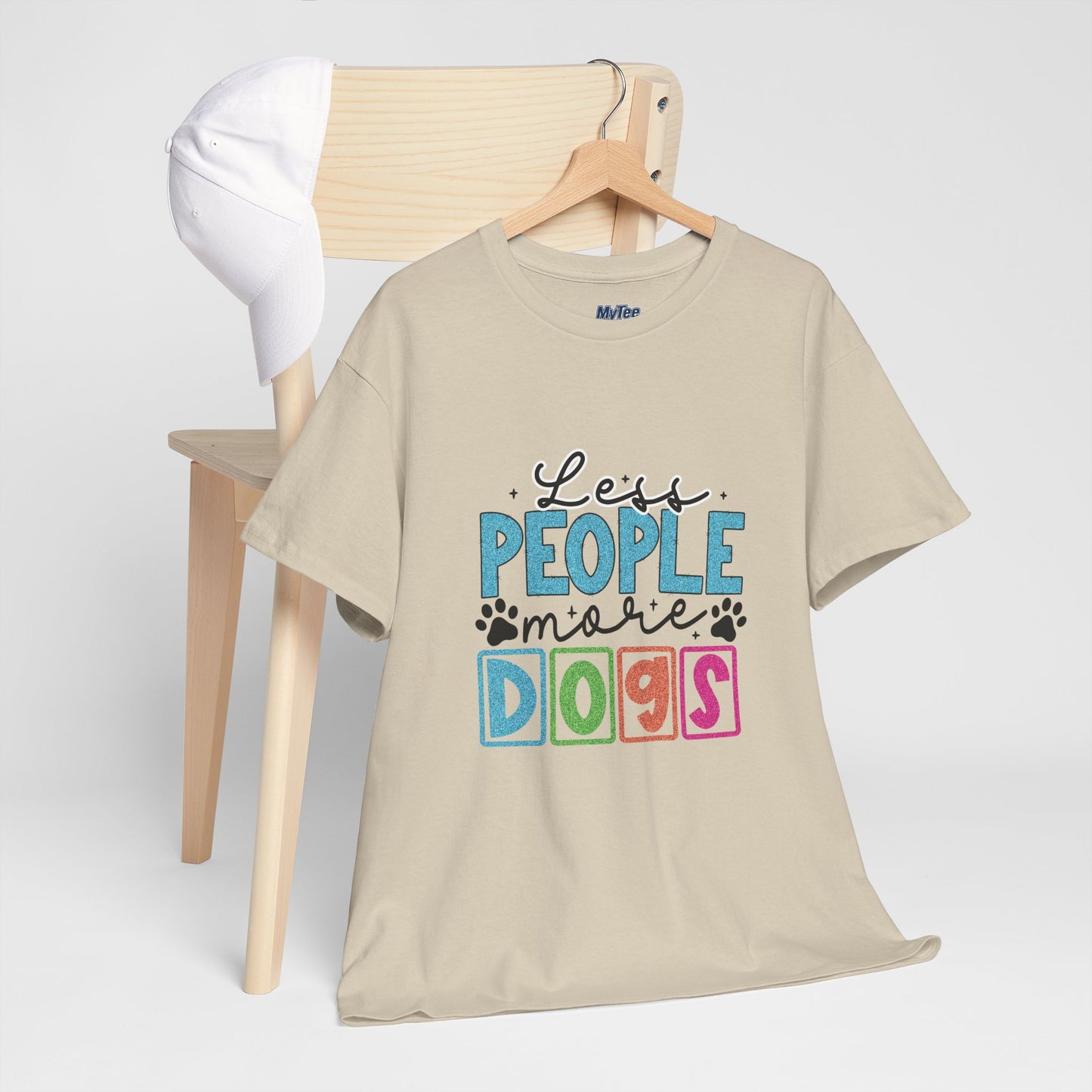 Less People More Dogs T-Shirt – The Dog Lover’s Motto