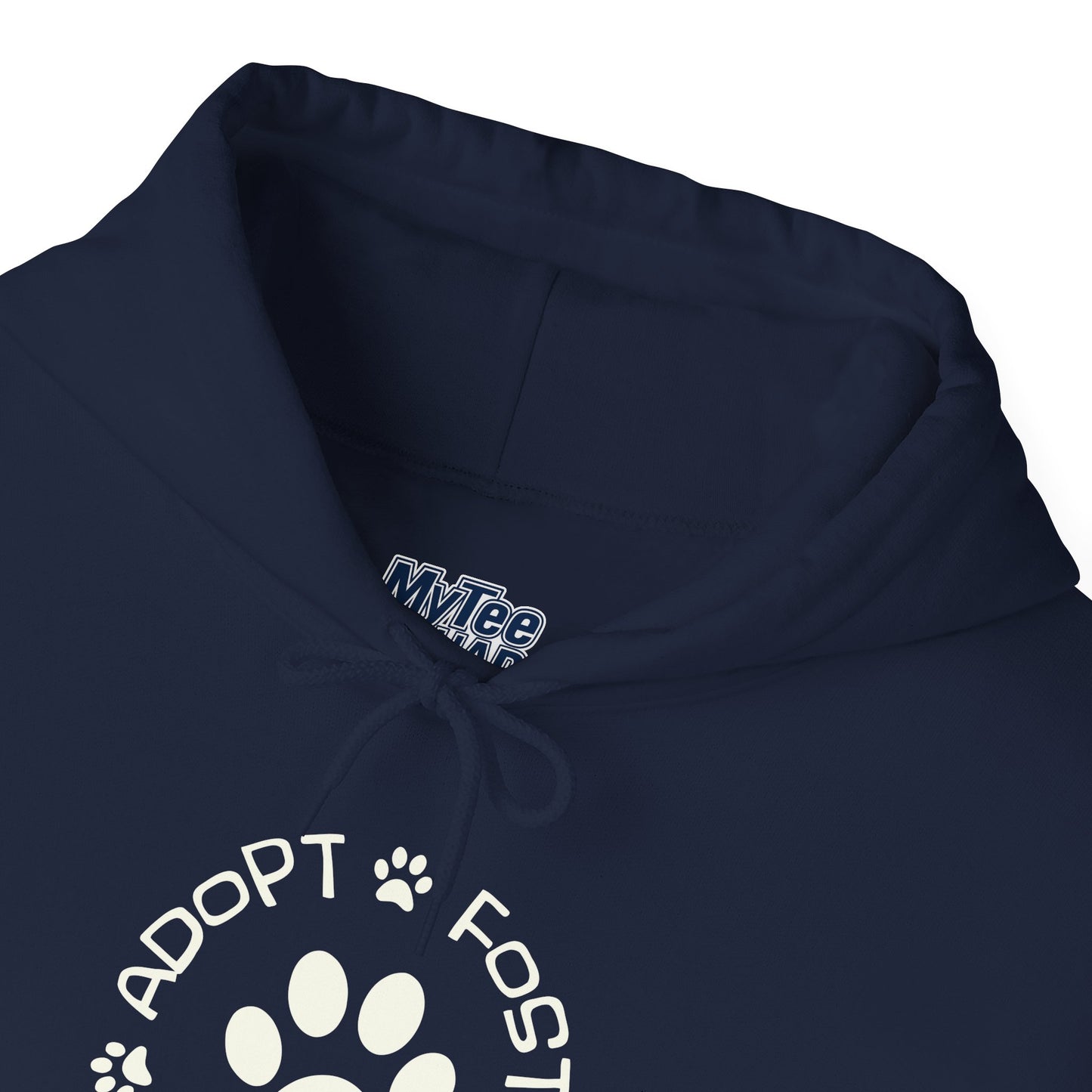 Adopt Foster Donate Unisex Hoodie – Pet Rescue Support Apparel