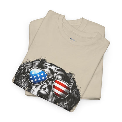 Patriotic Dachshund with Sunglasses Unisex T-Shirt