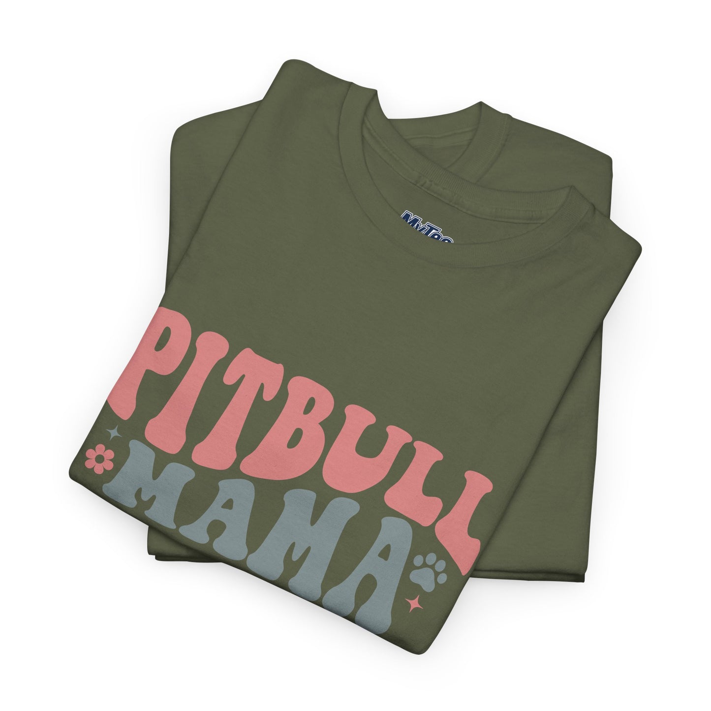 Pitbull Mama Tee – Cute Casual Shirt for Dog Moms & Pet Lovers
