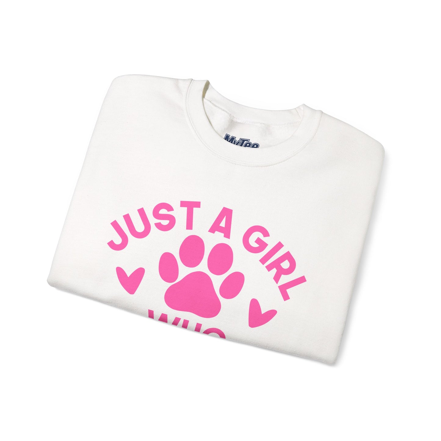 Just a Girl Who Loves Dogs Sweatshirt | Gift For Dog Mom