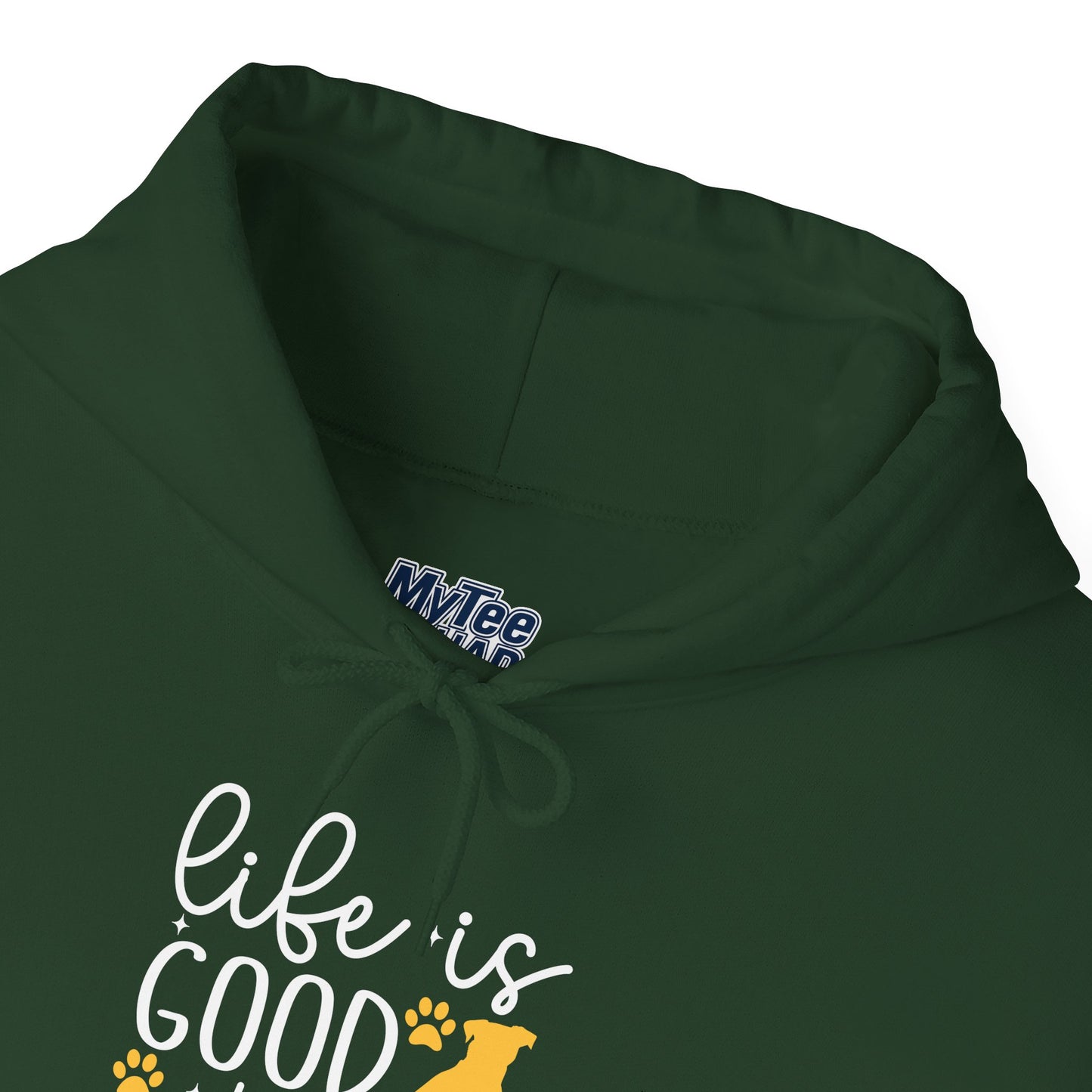 Life Is Good With My Rescue Dog Unisex Hoodie