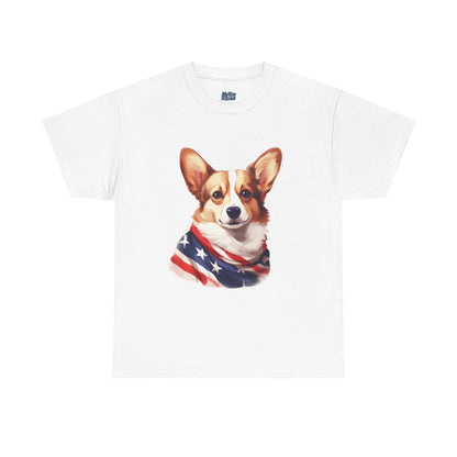 Patriotic Pembroke Welsh Corgi Unisex T-Shirt