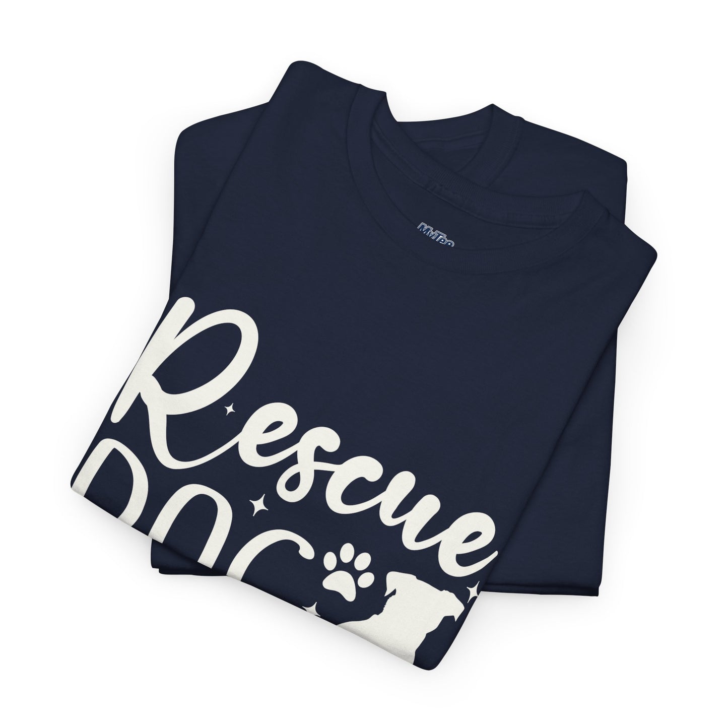 Rescue Dog Mom Cotton T-Shirt | Dog Lover