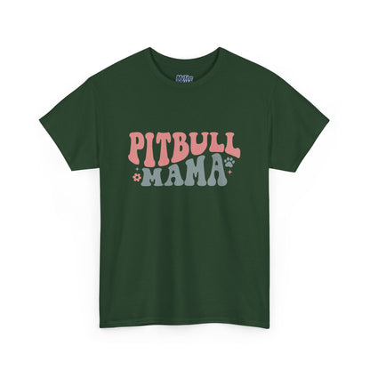 Pitbull Mama Tee – Cute Casual Shirt for Dog Moms & Pet Lovers