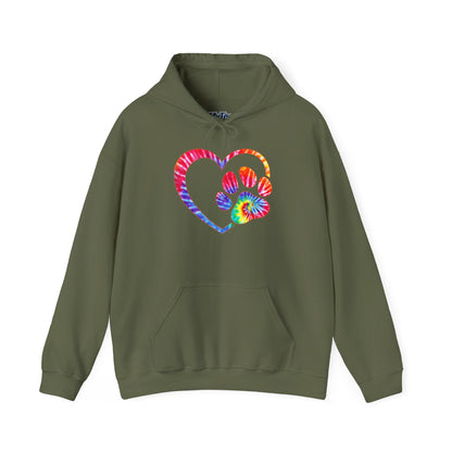 Paw Love Tie-Dye Hoodie – Wear Your Heart In Color