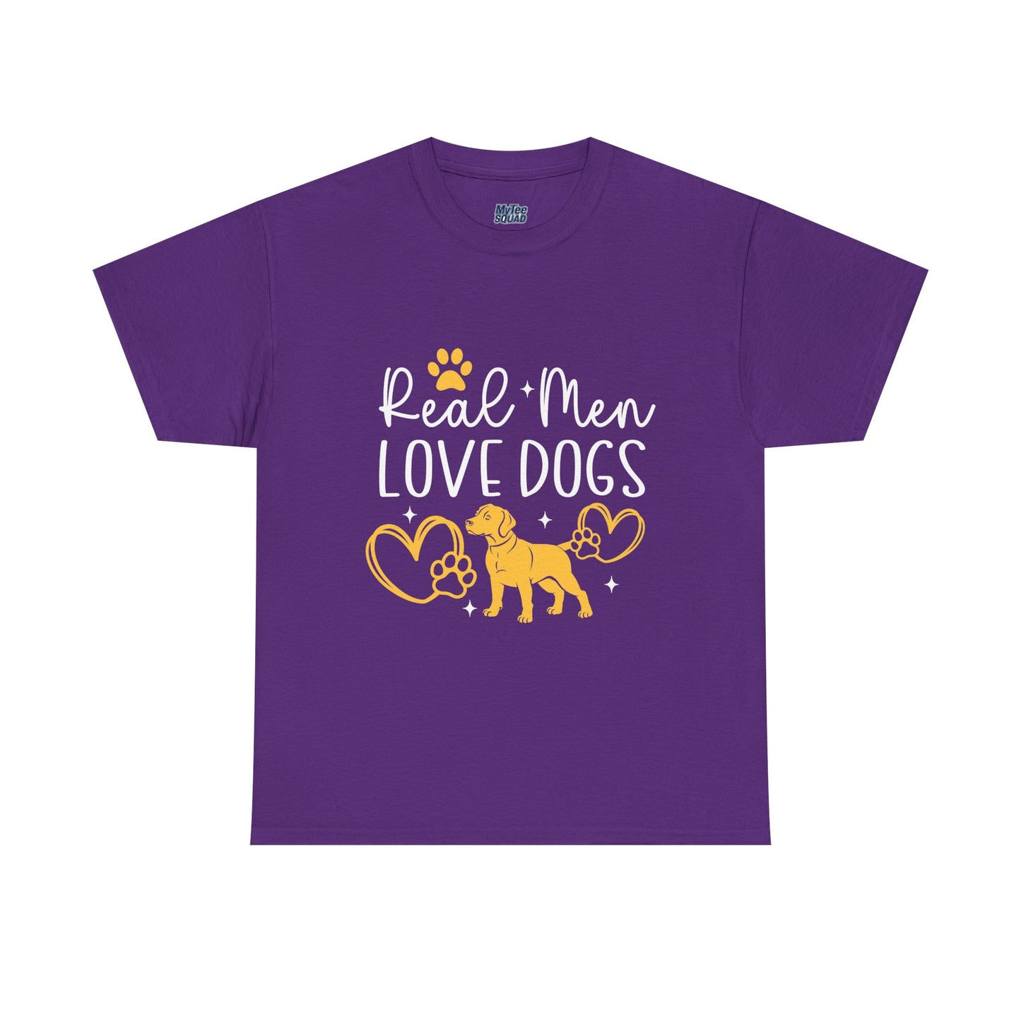 Real Men Love Dogs Cotton T-Shirts | Dog Lover