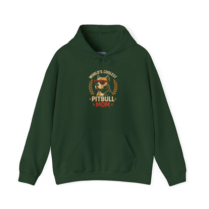 World's Coolest Pitbull Mom Hoodie | Perfect Gift for Dog Mama