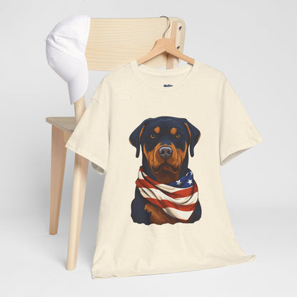 Patriotic Rottweiler Unisex T-Shirt