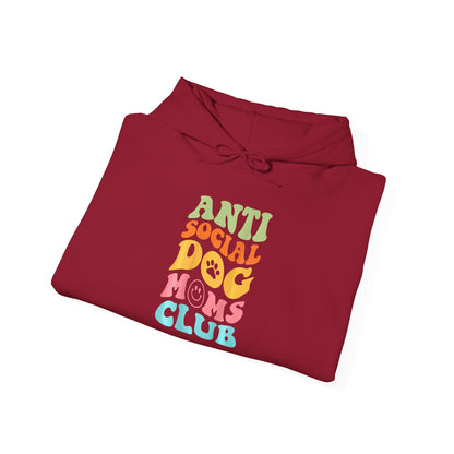 Anti-Social Dog Moms Club Hoodie | Perfect For Casual Outings