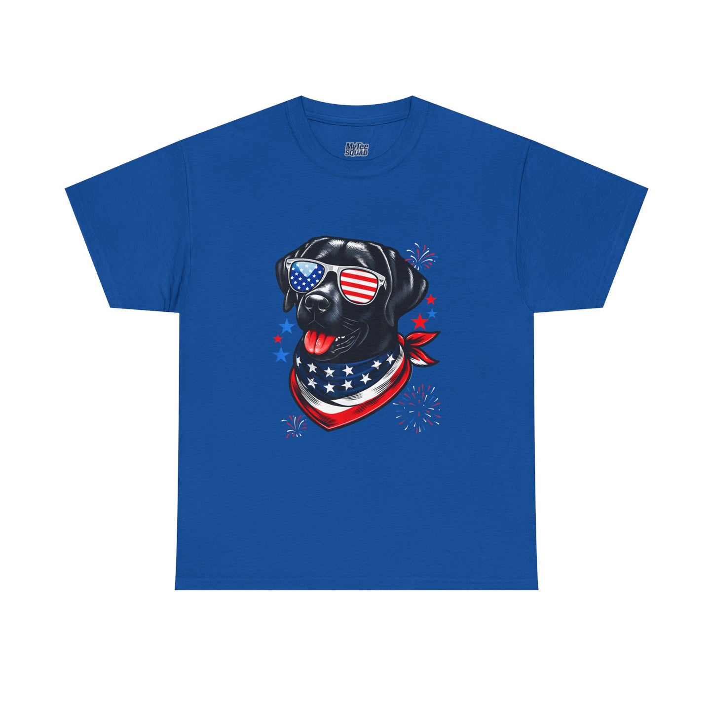 Patriotic American Labrador Retriever With Sunglasses Unisex T-Shirt