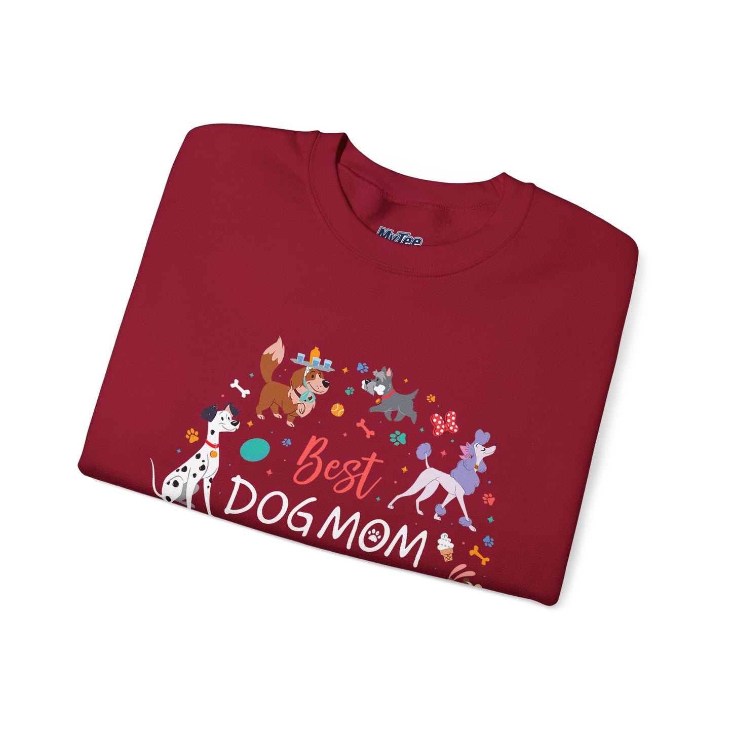 Best Dog Mom Ever Sweatshirt | Warm & Furry Crewneck