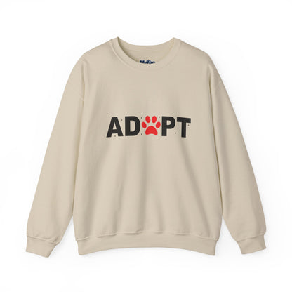 Adopt Themed Unisex Crewneck Sweatshirt - Comfortable Casual Wear