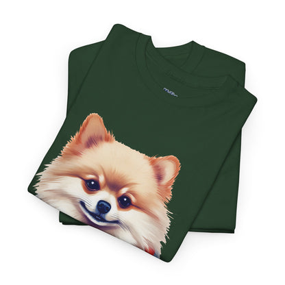 Patriotic pomeranian Unisex T-Shirt