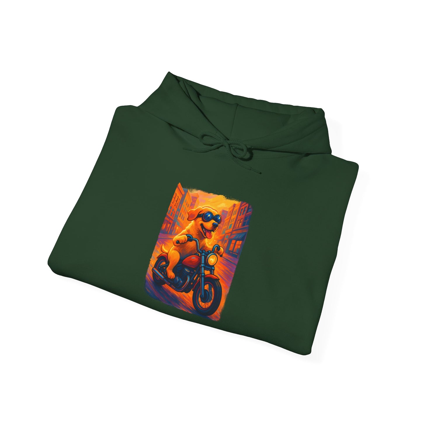 Labrador Urban Rider Hoodie – Edgy Dog Cozy Vibes