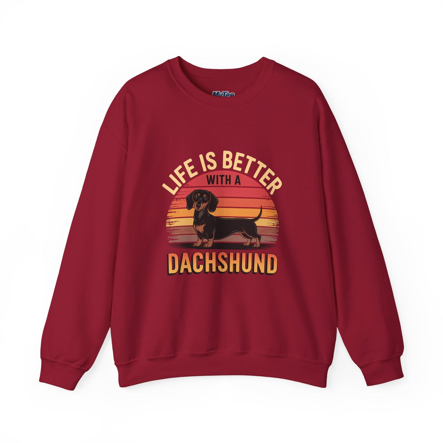 Life Is Better With A Dachshund Unisex Sweatshirt – Cozy Dog Parent Wear