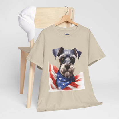 Patriotic Miniature Schnauzer Unisex T-Shirt