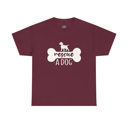 Rescue a Dog Unisex Cotton T-shirt | Dog Lover