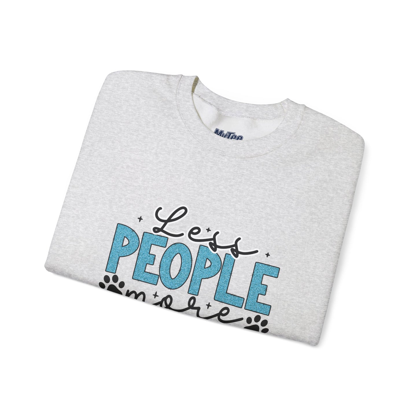Less People More Dogs Unisex Crewneck Sweatshirt | Pet Owner Gift