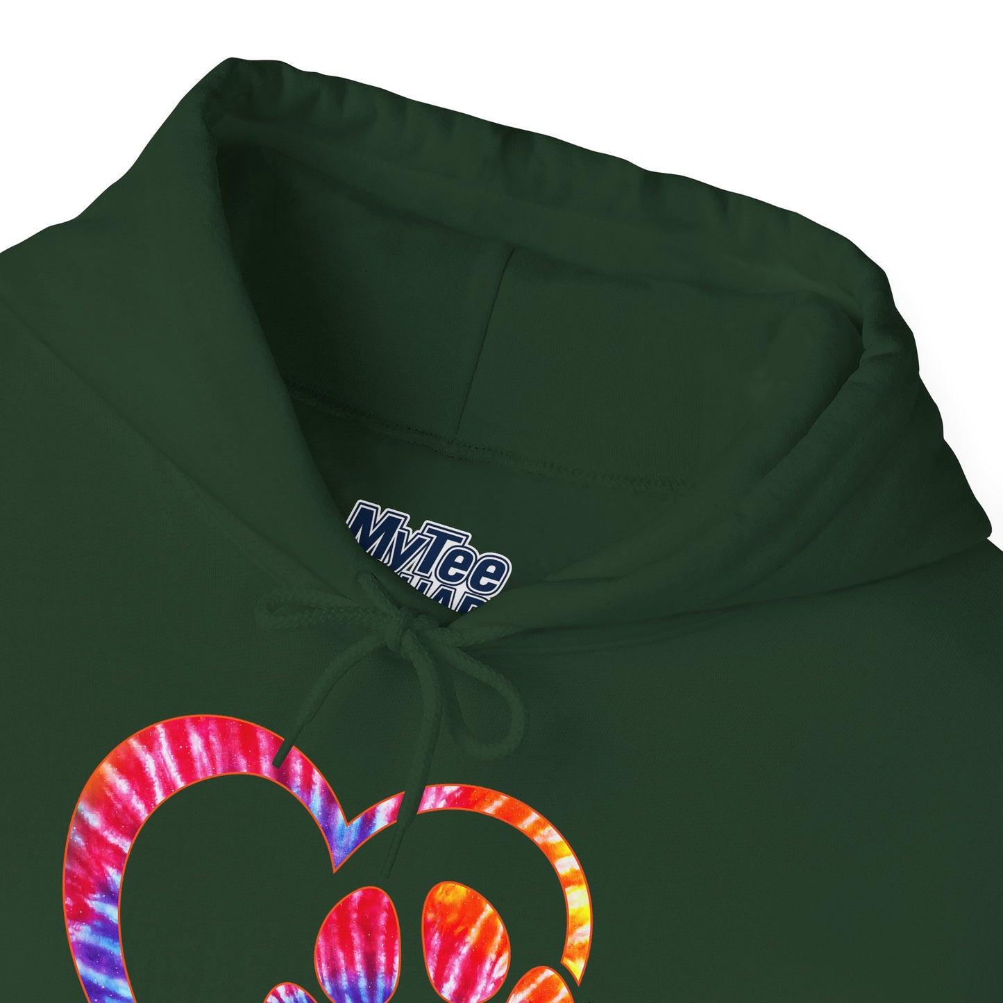 Paw Love Tie-Dye Hoodie – Wear Your Heart In Color
