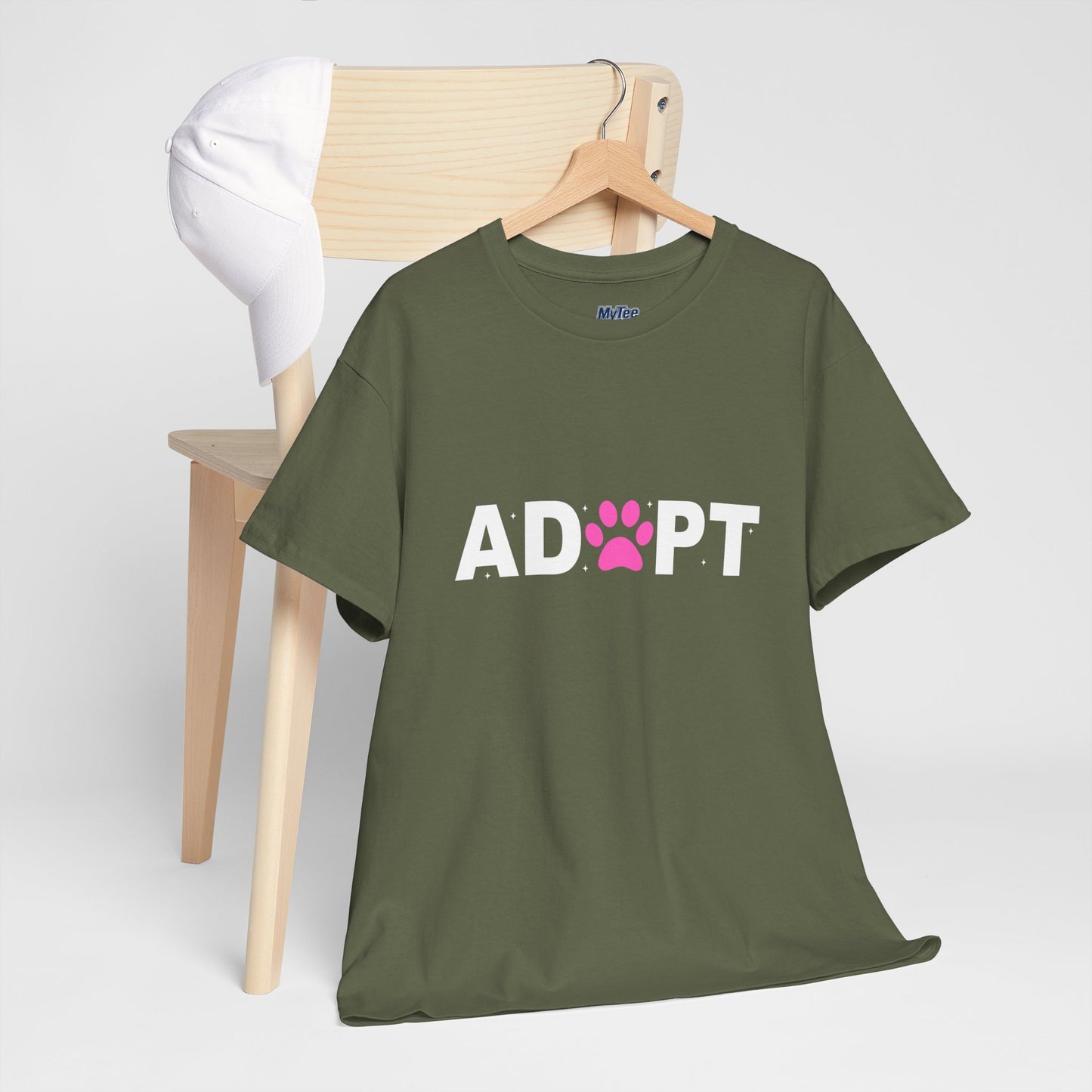 Adopt Unisex T-Shirt – Love In Every Paw Print
