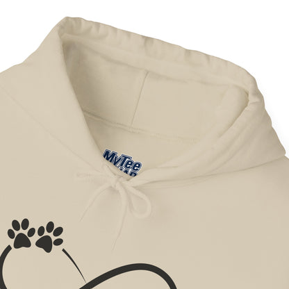 Infinity Paw Unisex Hoodie– Cozy & Timeless Love