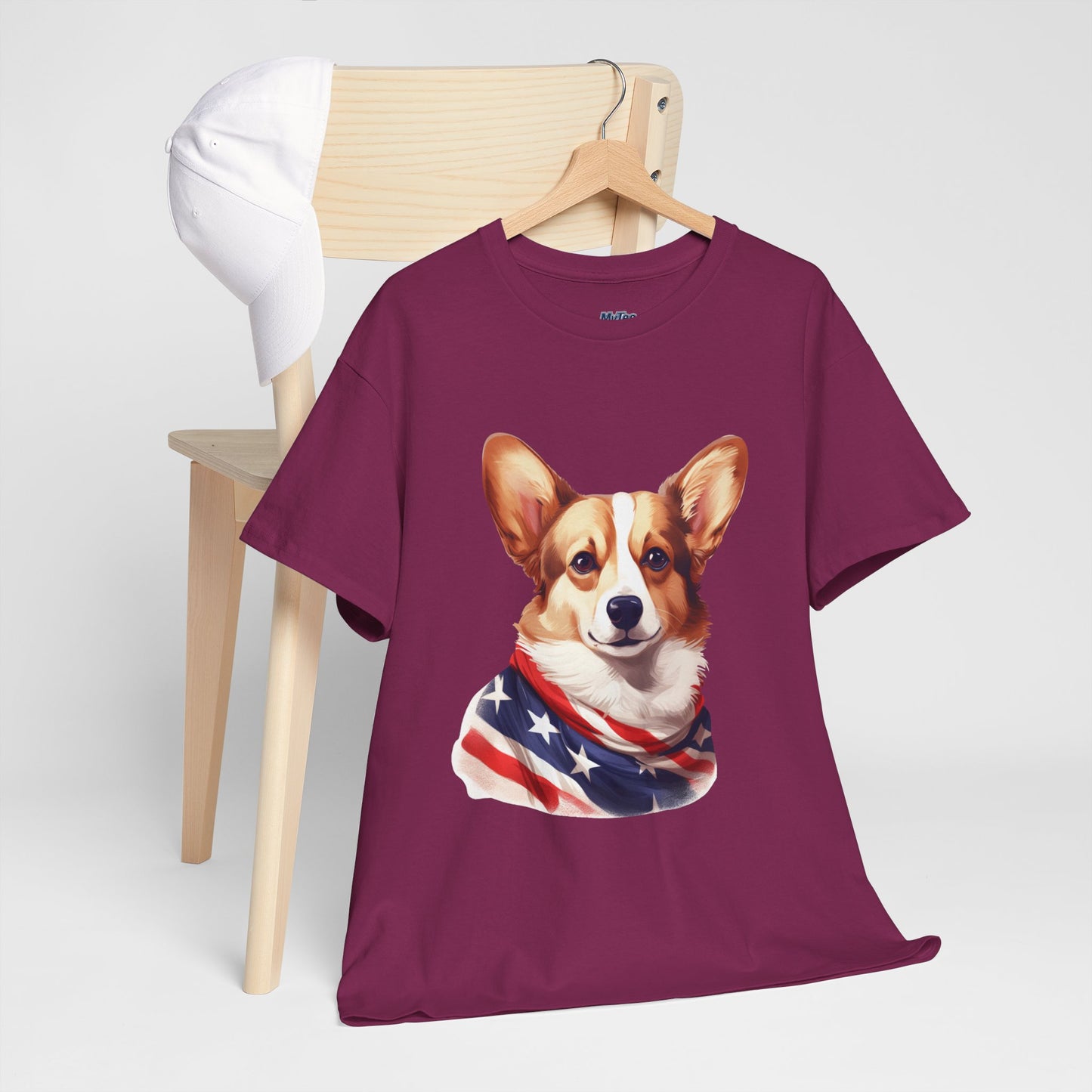Patriotic Pembroke Welsh Corgi Unisex T-Shirt