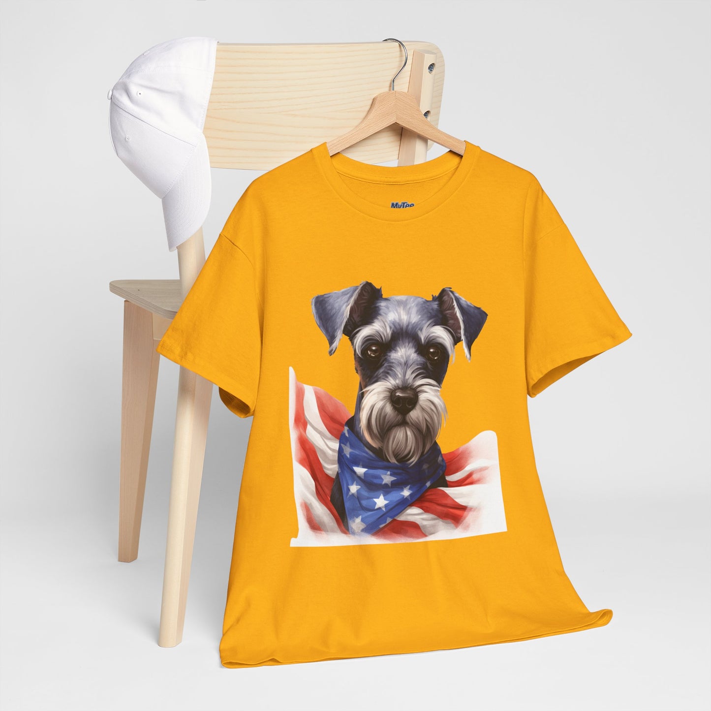 Patriotic Miniature Schnauzer Unisex T-Shirt