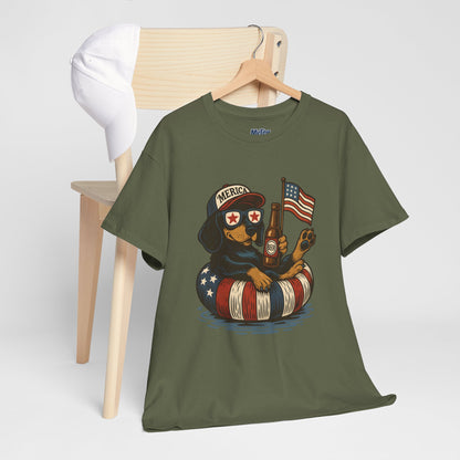 Patriotic Dachshund America Unisex T-Shirt