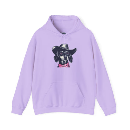 Dachshund Cowpoke Hoodie – Rodeo Pup Unisex Pullover