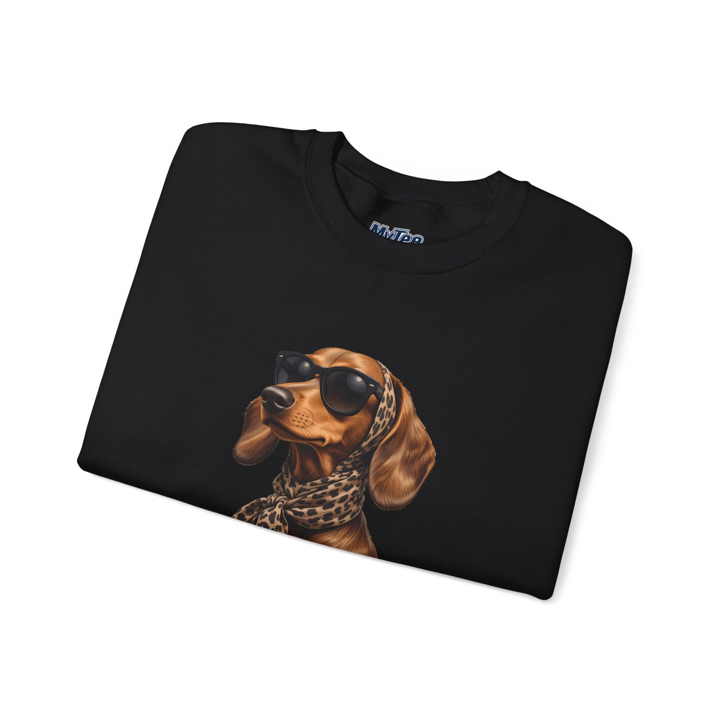 Chic Dachshund Dog Lover Unisex Sweatshirt | Crewneck Pullover For Pet Lovers
