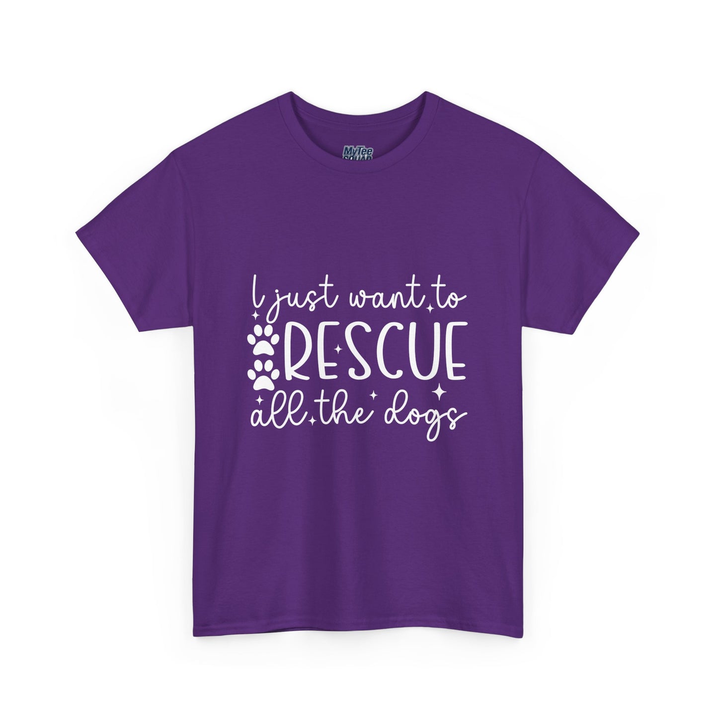 I Just Want To Rescue All The Doga Unisex T-Shirt – Soft Style, Big Heart