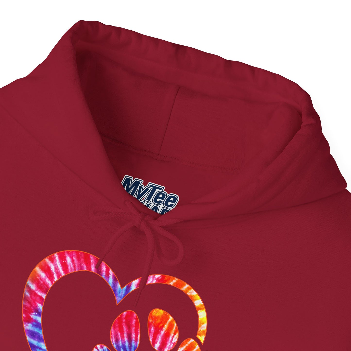 Paw Love Tie-Dye Hoodie – Wear Your Heart In Color
