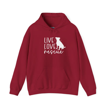 Live Love Rescue Unisex Hoodie For Pet Lovers