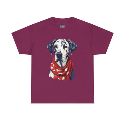 Patriotic Great Dane Unisex T-Shirt