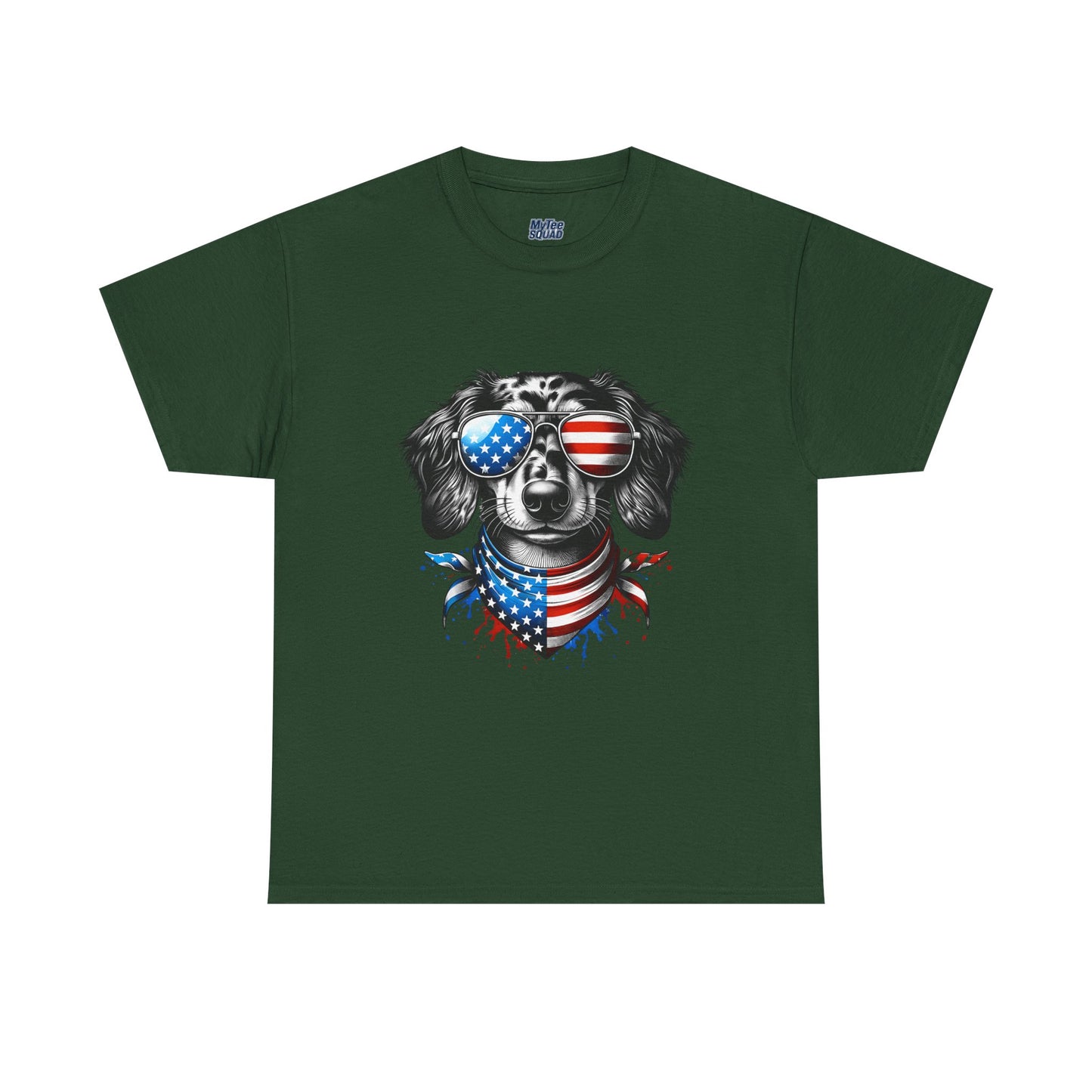 Patriotic Dachshund with Sunglasses Unisex T-Shirt