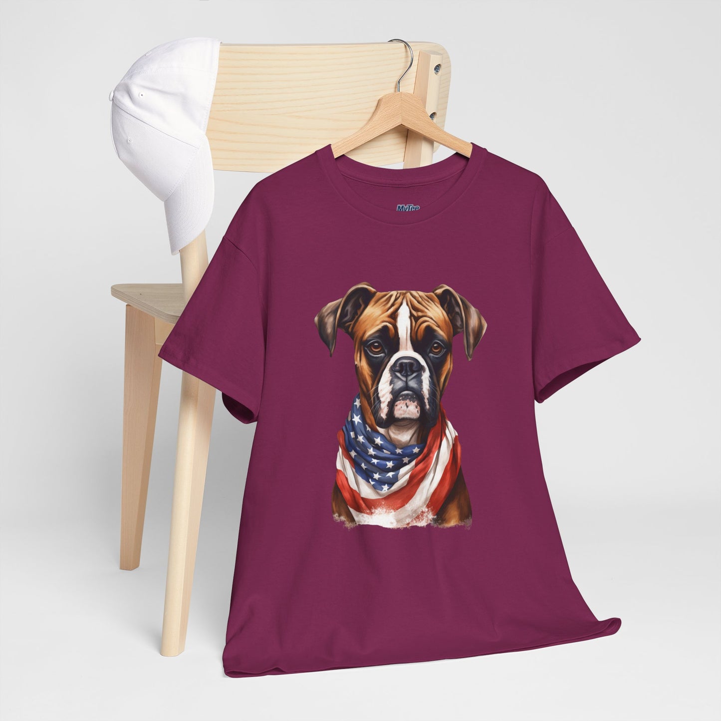Patriotic Boxer Unisex T-Shirt
