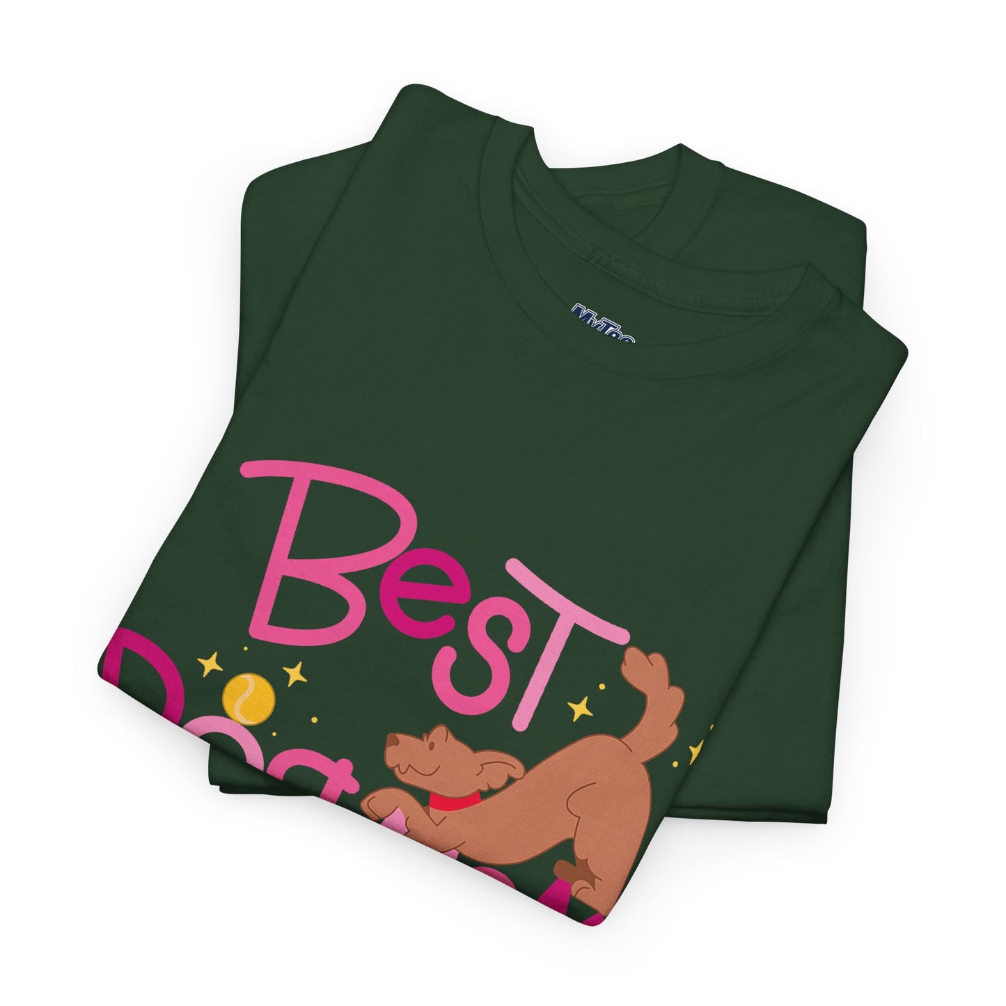 Best Dog Mom Ever Cotton T-Shirt For Proud Mothers