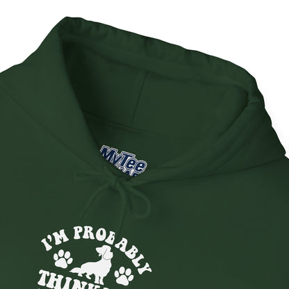 I'm Probably Thinking About My Dog Unisex Hoodie – Relatable & Cozy