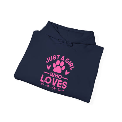 Just A Girl Who Loves Dogs Hoodie | Gift for Dog Mom