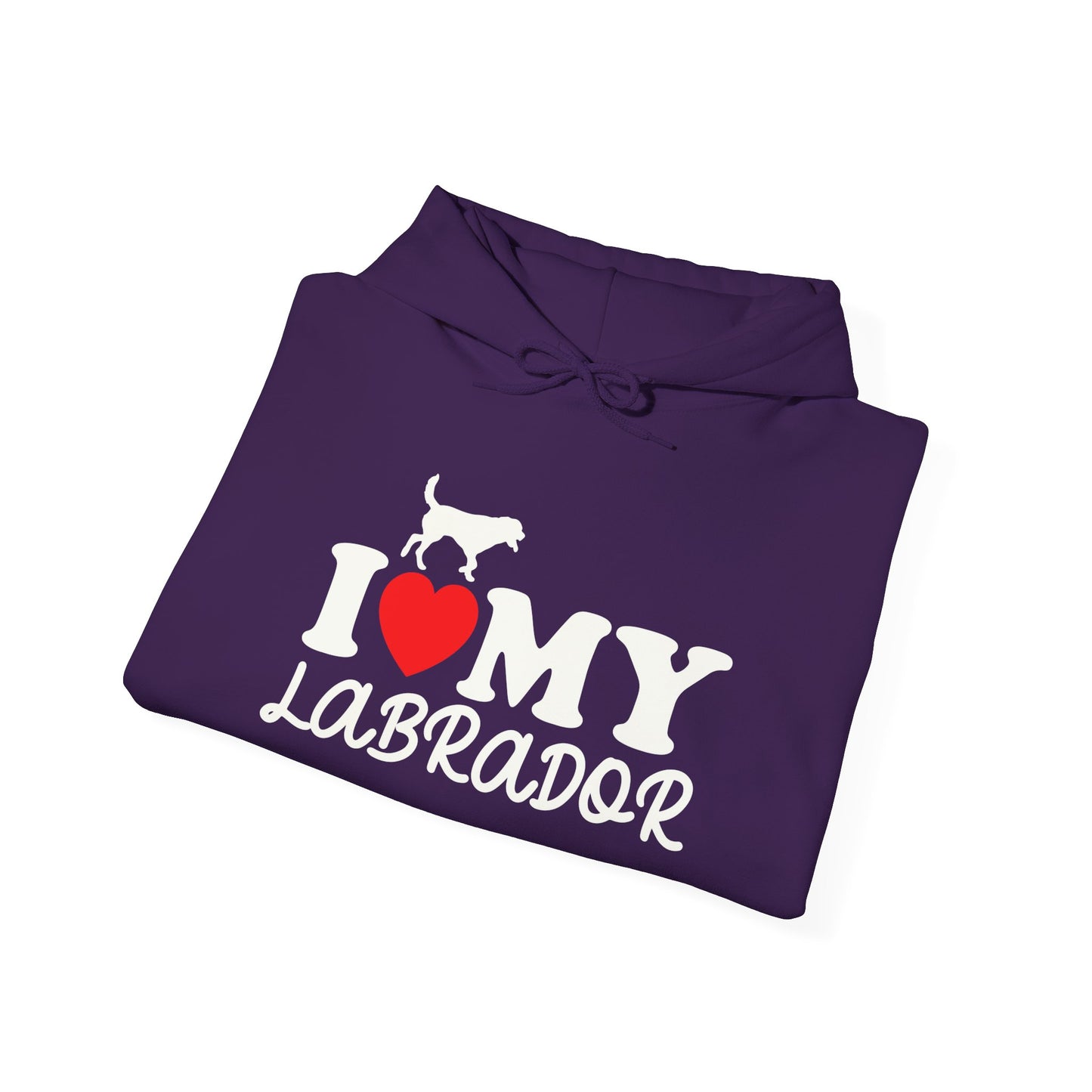I Love My Labrador Unisex Hoodie | Adorable Warmth for Dog People