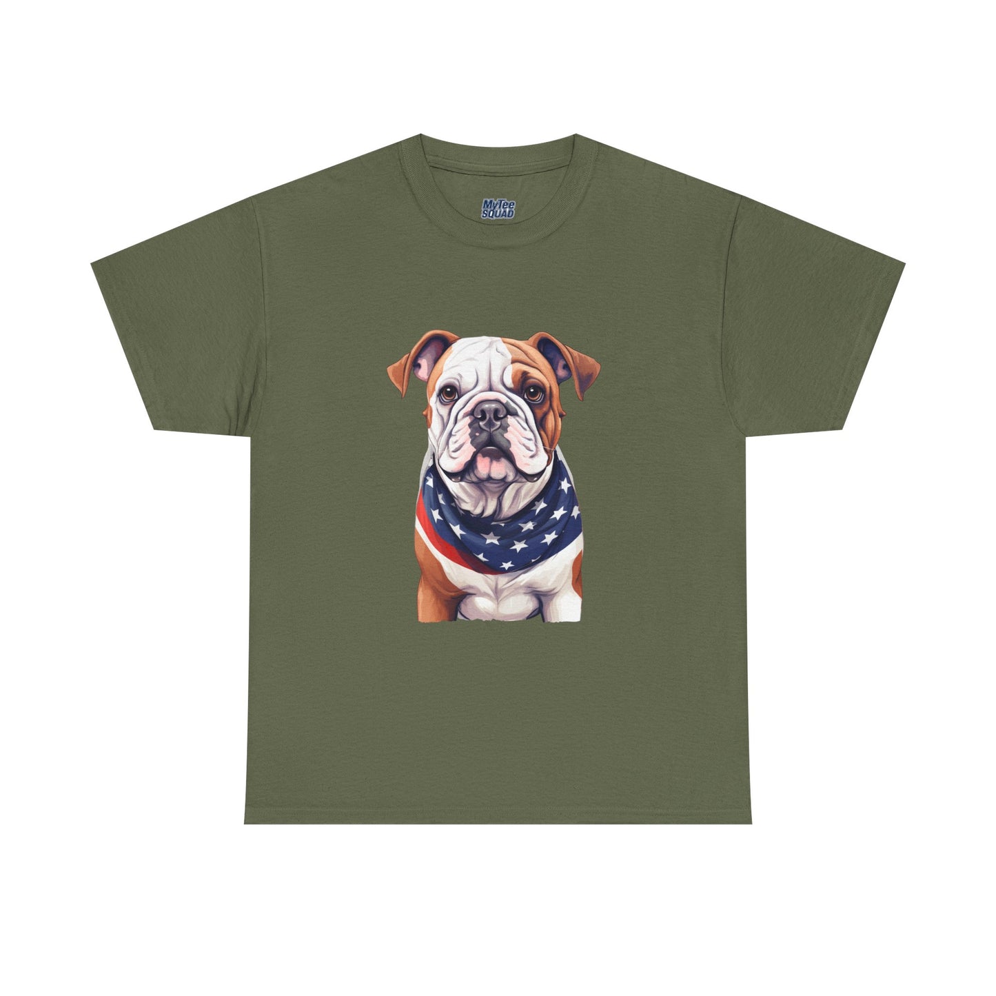 Patriotic Bulldog Unisex T-Shirt