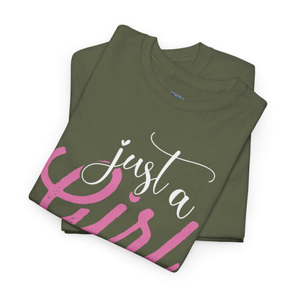 Just a Girl Who Loves Pitbulls T-Shirt – Cute Dog Lover Tee