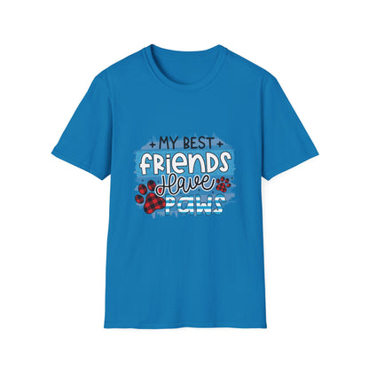 Best Friends Pet Lover T-Shirt, Animal Lover Gift, Cute Graphic Tee, Gift for Dog Owners, Birthday Present, Casual Wear
