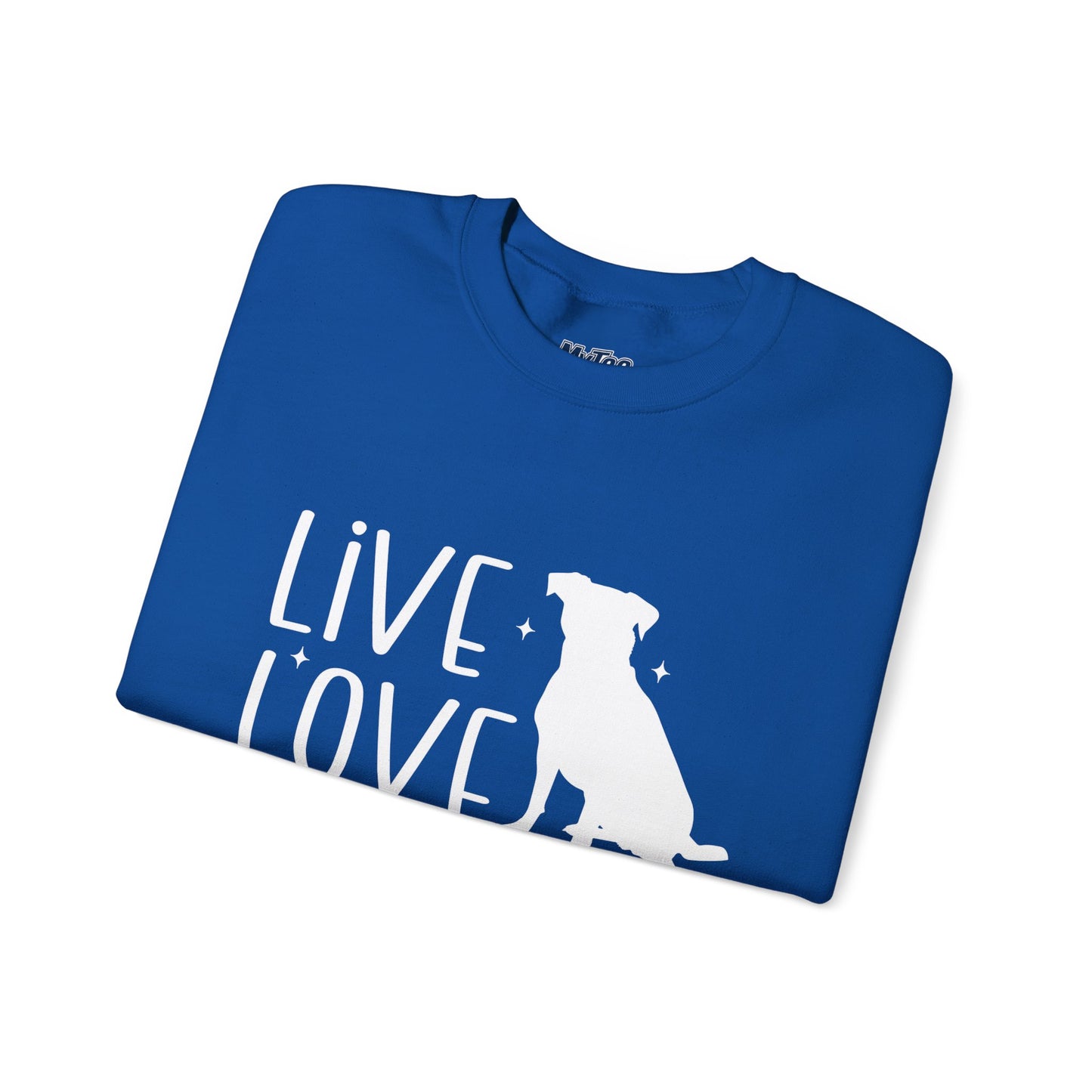 Live Love Rescue Crewneck Sweatshirt | Cozy Pet-Lover Gift